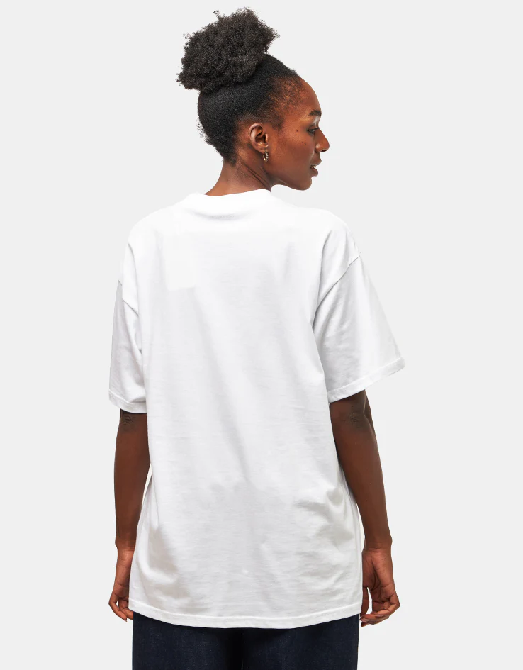 Carhartt WIP S/S Rising Helix T-Shirt - White - Image 7