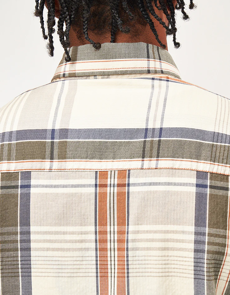 Carhartt WIP S/S Roslin Shirt - Roslin Check/Natural/Wax - Image 6