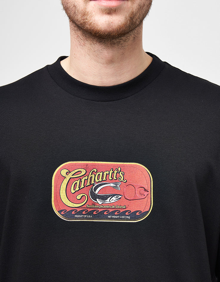 Carhartt WIP S/S Sardinas T-Shirt - Black - Image 2