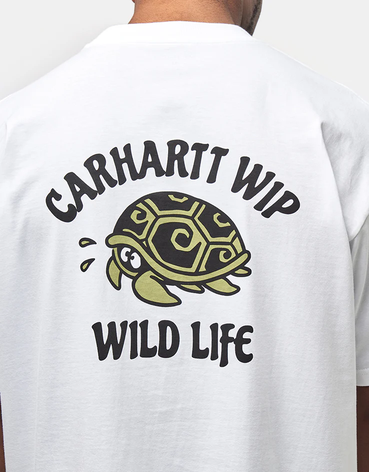 Carhartt WIP S/S Wild Life T-Shirt - White - Image 3