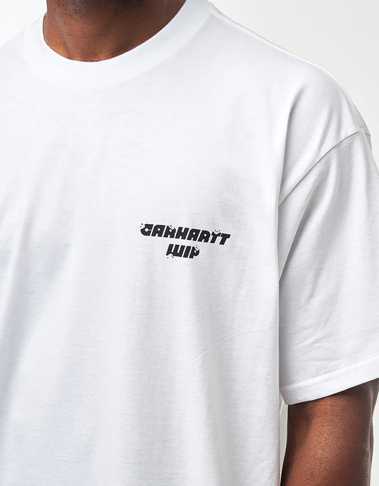 Carhartt WIP S/S Wiptopia T-Shirt - White - Image 4