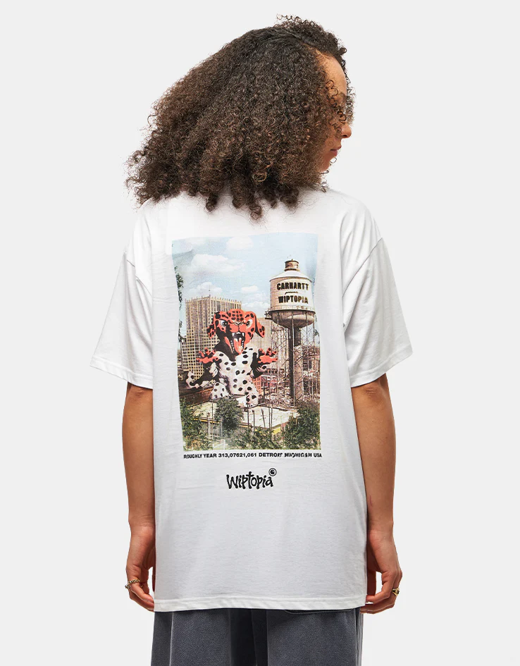 Carhartt WIP S/S Wiptopia T-Shirt - White - Image 5