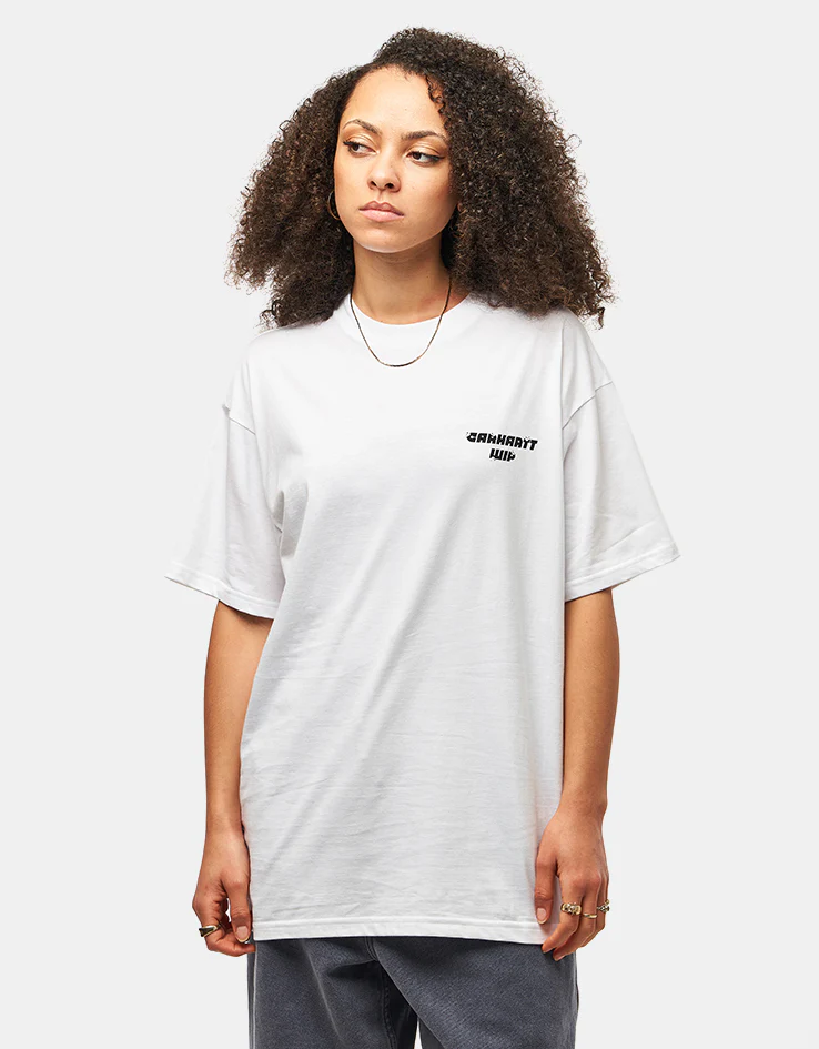 Carhartt WIP S/S Wiptopia T-Shirt - White - Image 6