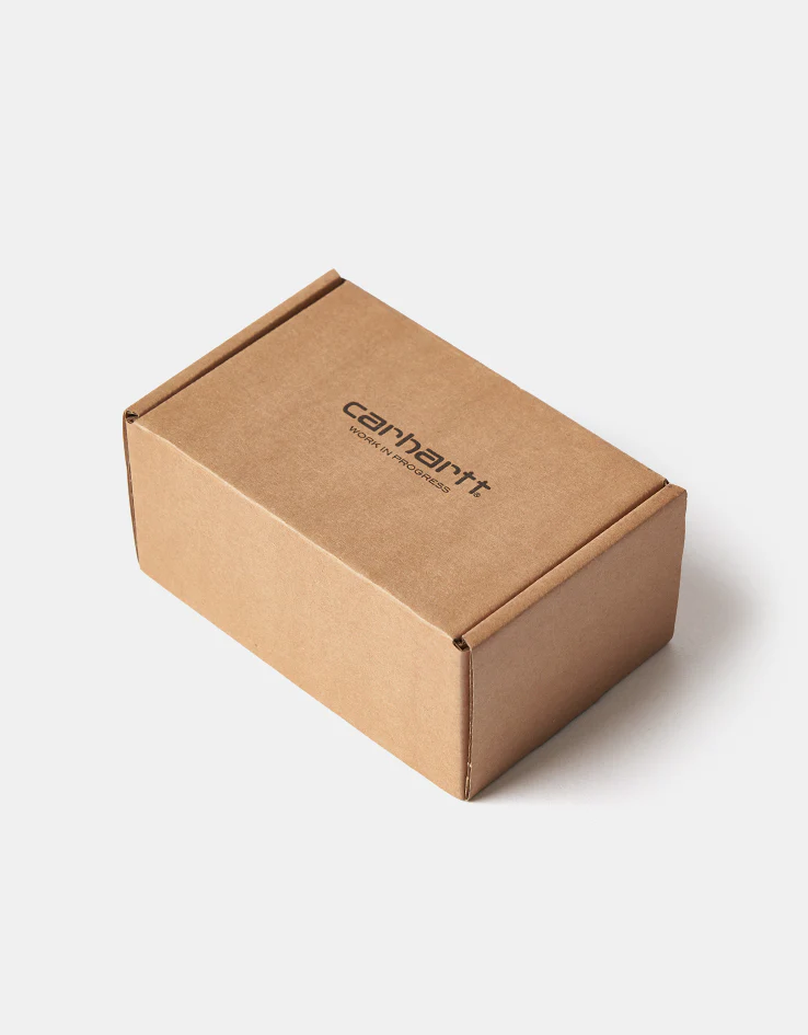 Carhartt WIP Script Leather Belt - Black/Black - Image 6