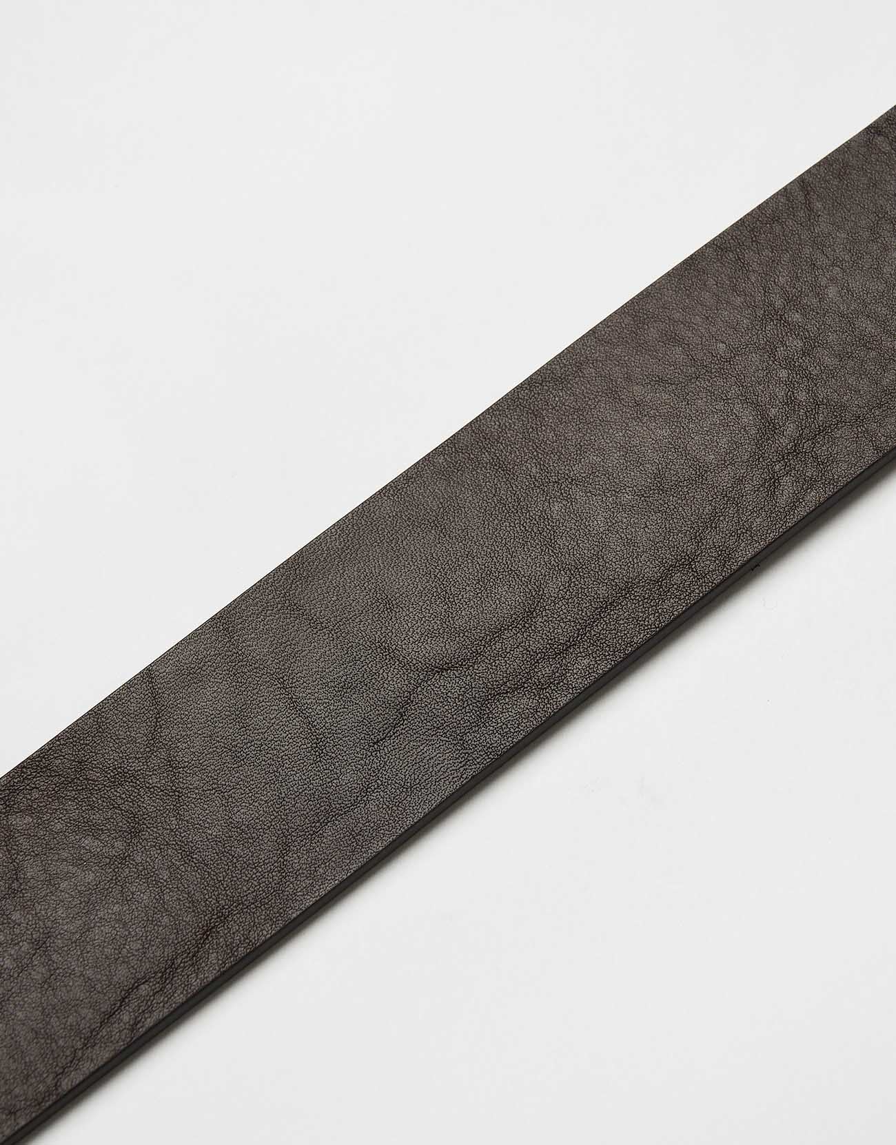 Carhartt WIP Script Leather Belt - Liberica/Gun Metal - Image 3