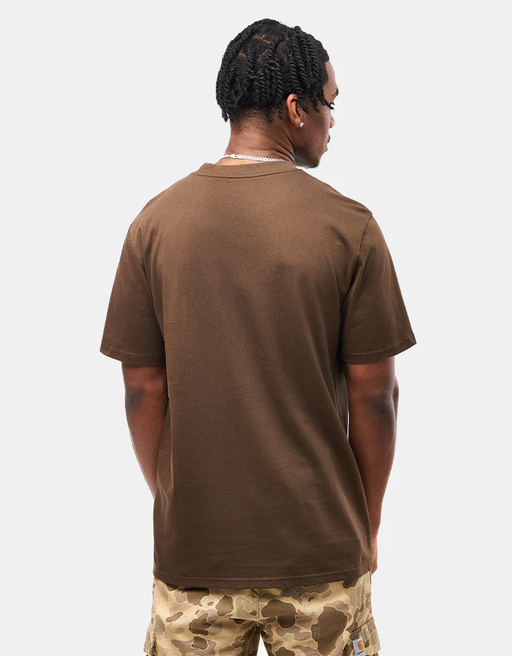 Carhartt WIP Script T-Shirt - Liberica/Air Sky - Image 2