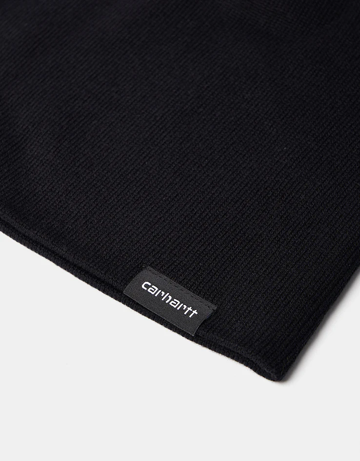 Carhartt WIP Scripter Beanie - Black - Image 2