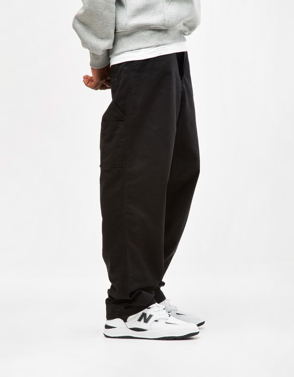 Carhartt WIP Single Knee Pant - Black (Garment Dyed) - Image 3