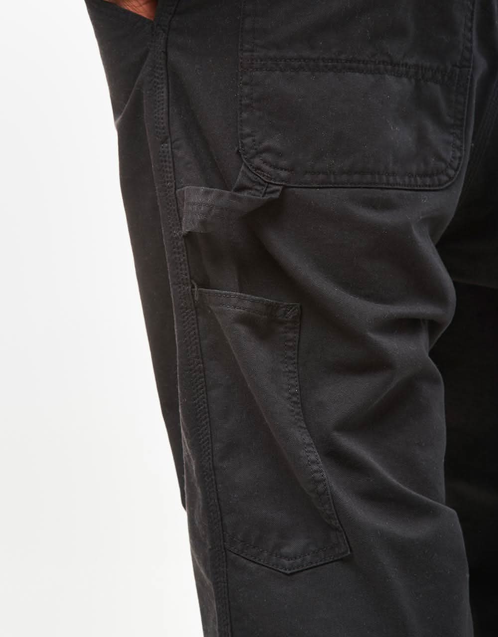 Carhartt WIP Single Knee Pant - Black (Garment Dyed) - Image 6