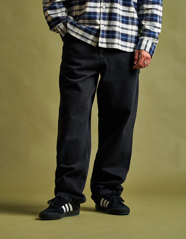 Carhartt WIP Single Knee Pant - Black (Stone Washed)