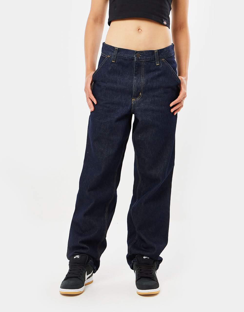 Carhartt WIP Single Knee Pant - Blue (Rinsed) - Image 12
