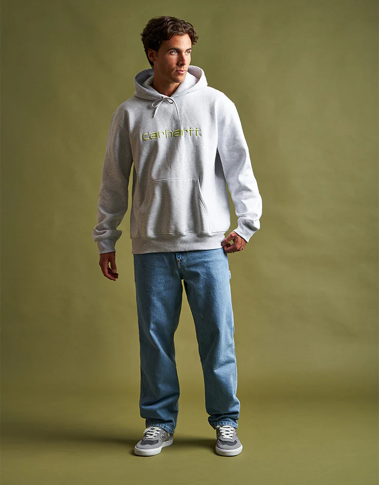 Carhartt WIP Single Knee Pant - Blue (Stone Bleached) - Image 2
