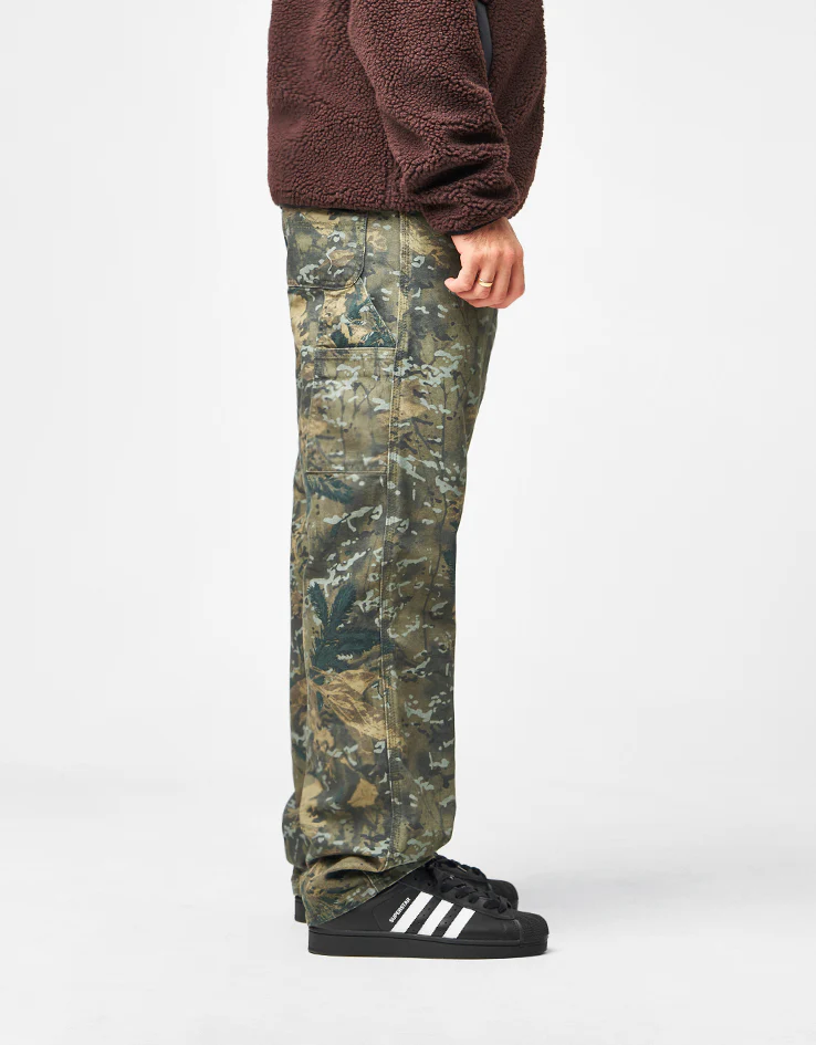 Carhartt WIP Single Knee Pant - Camo Combi/Green (Stone Washed) - Image 3