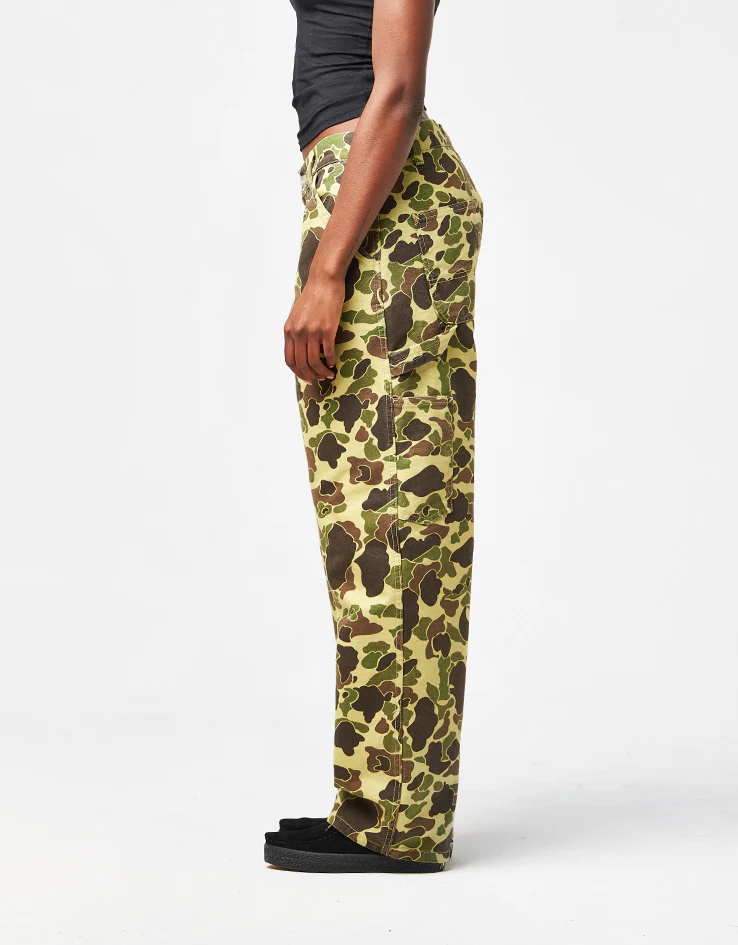 Carhartt WIP Single Knee Pant - Camo Duck/Green (Stone Washed) - Image 10