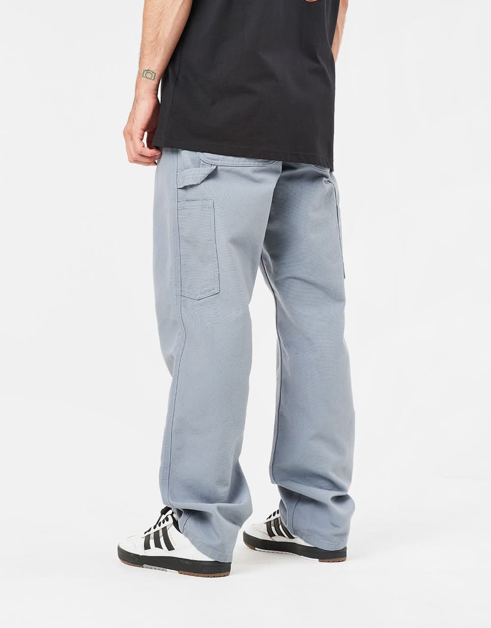 Carhartt WIP Single Knee Pant - Dove Grey (Rinsed) - Image 2
