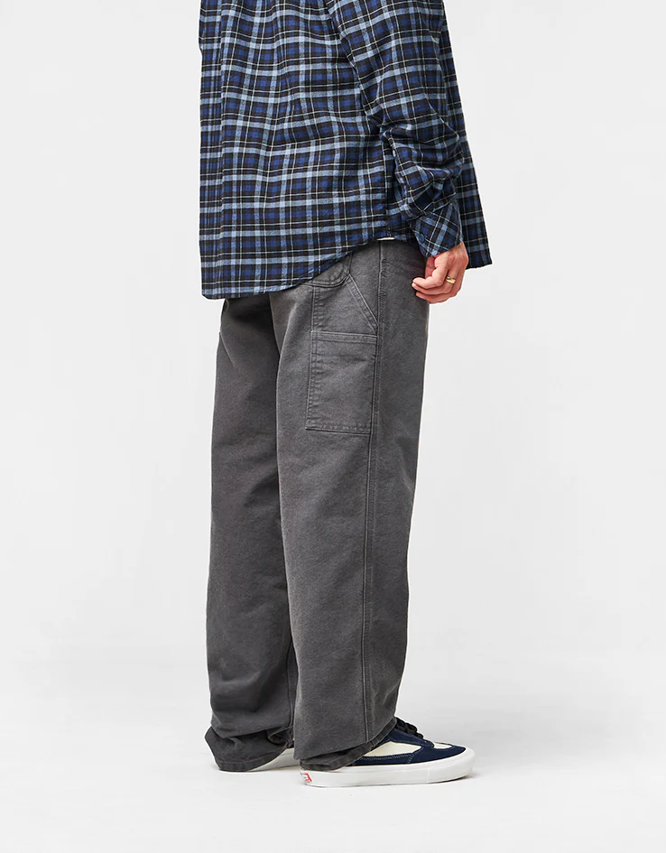 Carhartt WIP Single Knee Pant - Graphite (Stone Canvas) - Image 2