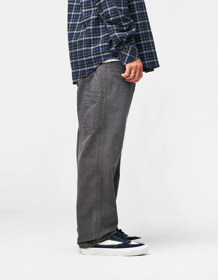 Carhartt WIP Single Knee Pant - Graphite (Stone Canvas) - Image 3