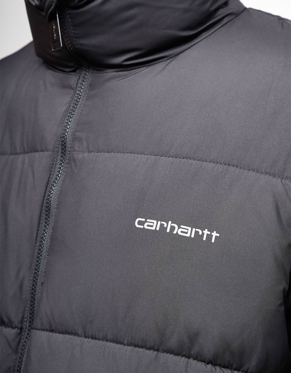 Carhartt WIP Springfield Jacket - Black/Misty Grey - Image 3