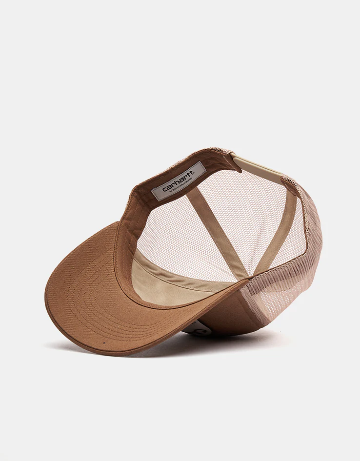 Carhartt WIP Take Off Trucker Cap - Stone - Image 5