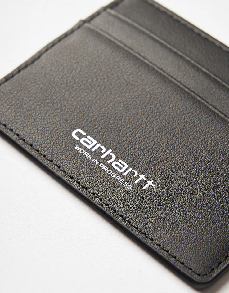Carhartt WIP Vegas Cardholder - Black/Silver - Image 3