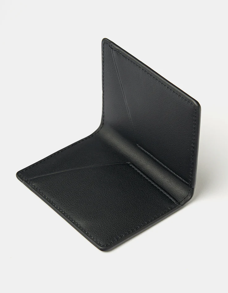 Carhartt WIP Vegas Fold Cardholder - Black/Silver - Image 4