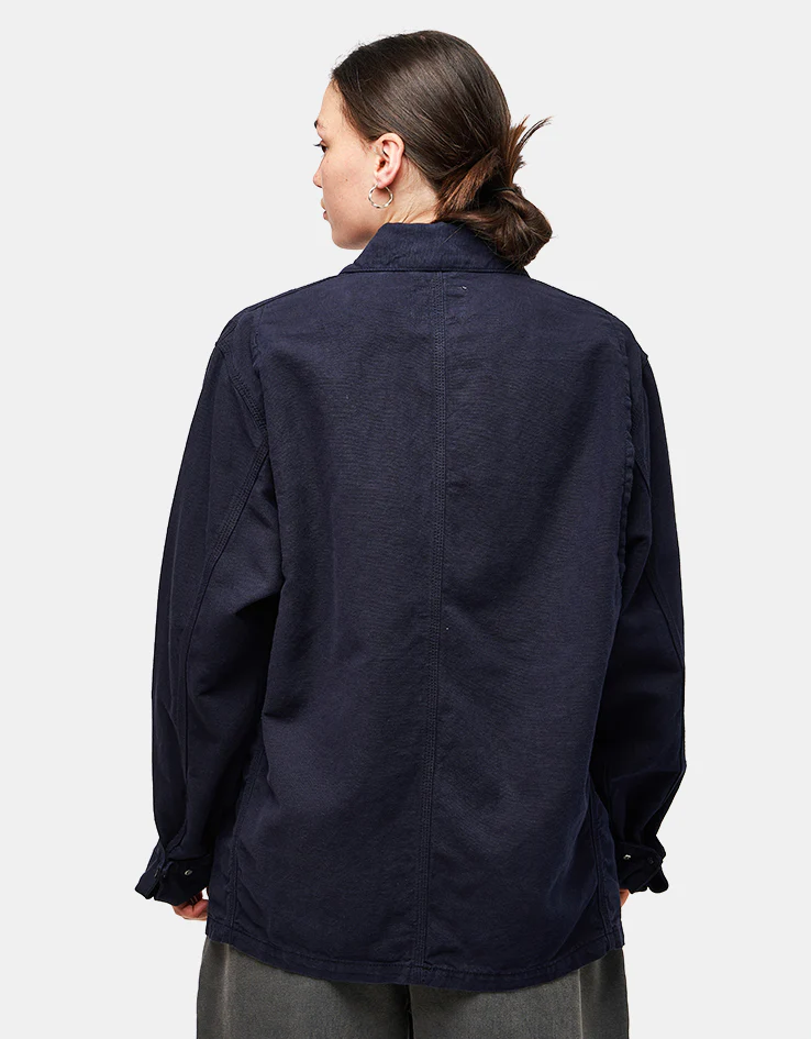 Carhartt WIP Walter Chore Coat - Dark Navy (Garment Dyed) - Image 9