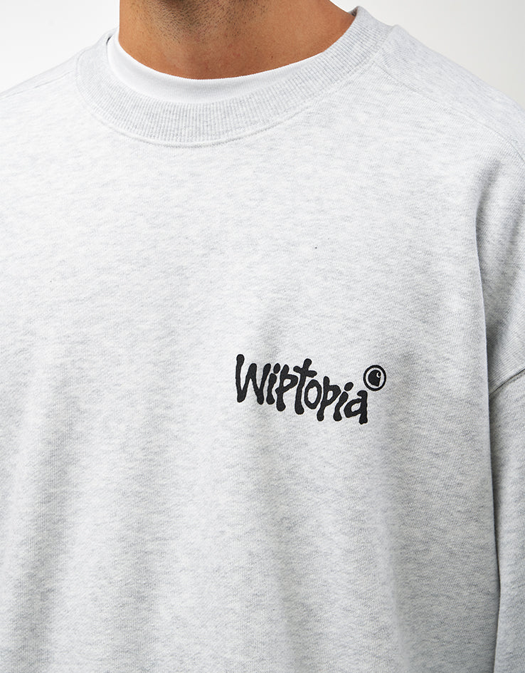 Carhartt WIP Wiptopia Sweatshirt - Ash Heather - Image 4