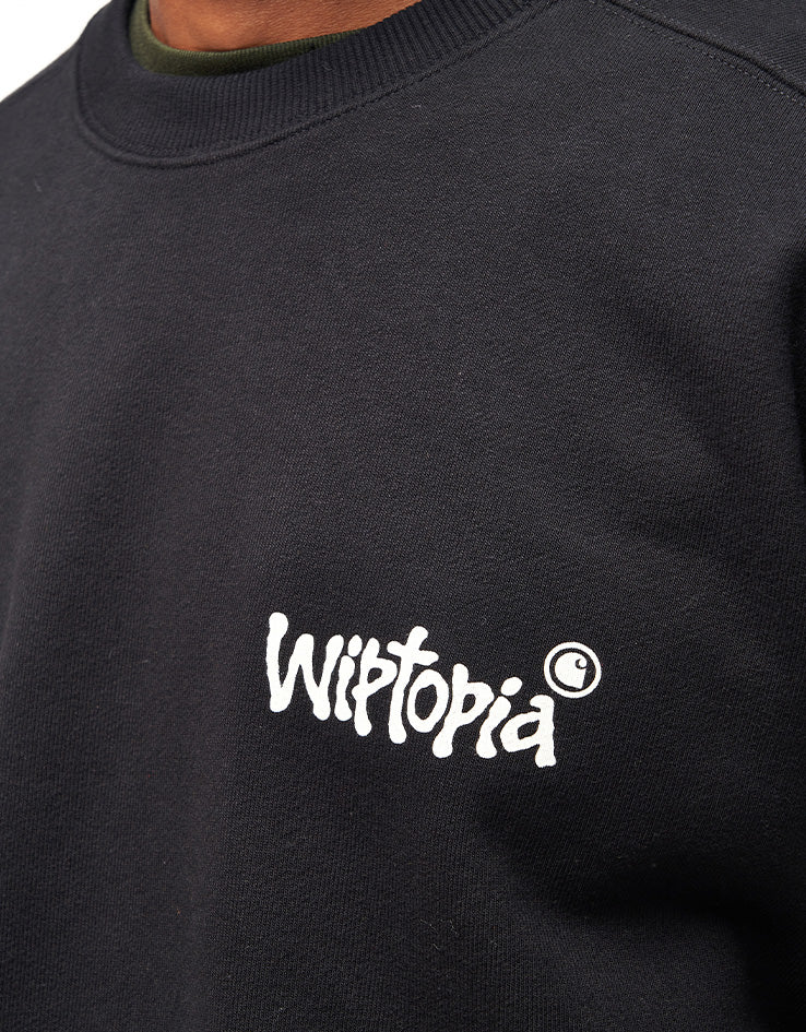 Carhartt WIP Wiptopia Sweatshirt - Black - Image 4