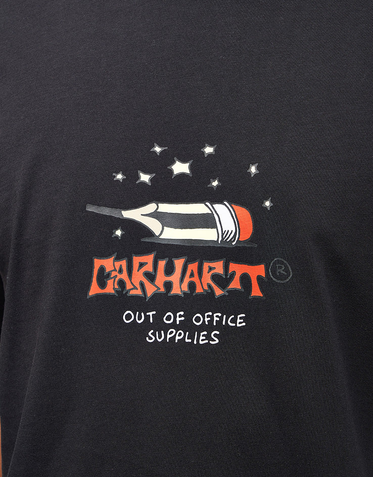 Carhartt WIP Work Life Romance T-Shirt - Black - Image 4