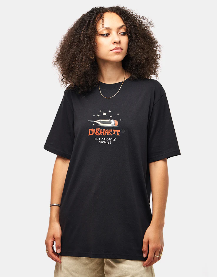 Carhartt WIP Work Life Romance T-Shirt - Black - Image 5