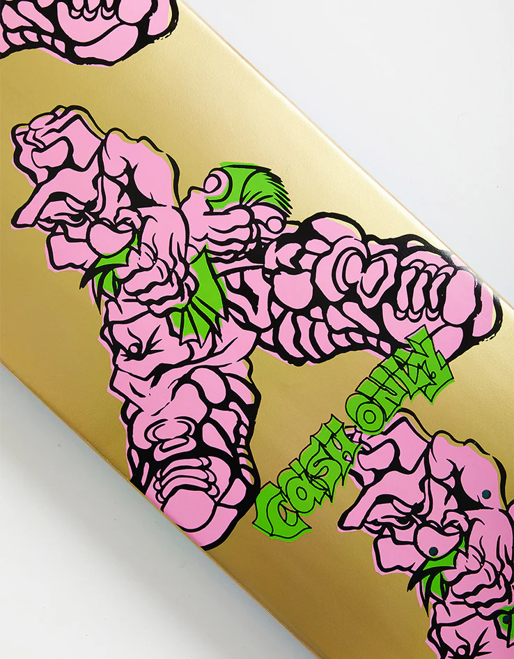 Cash Only 'Gamble' Skateboard Deck - 8.38" - Image 3