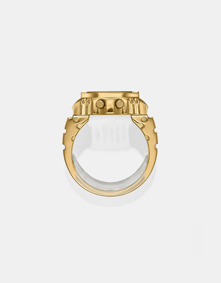 Casio 50th Anniversary CRW-001G-9ER Digital Ring Watch - Gold - Image 8