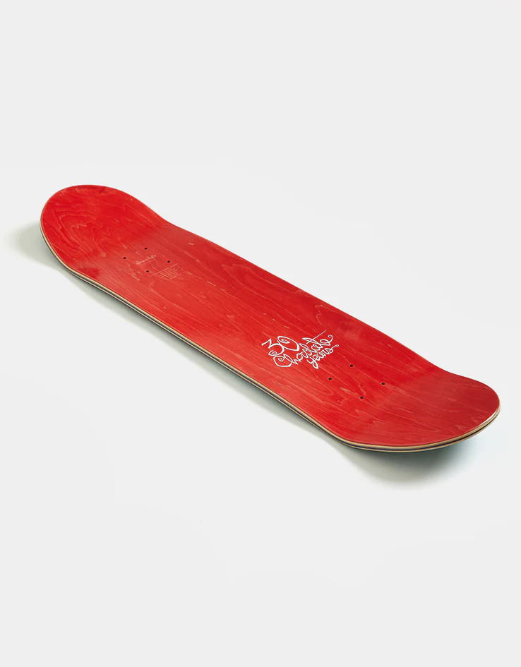 Chocolate Trahan Then Now Script G008 Skateboard Deck - 8" - Image 2