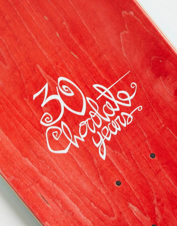 Chocolate Trahan Then Now Script G008 Skateboard Deck - 8" - Image 4