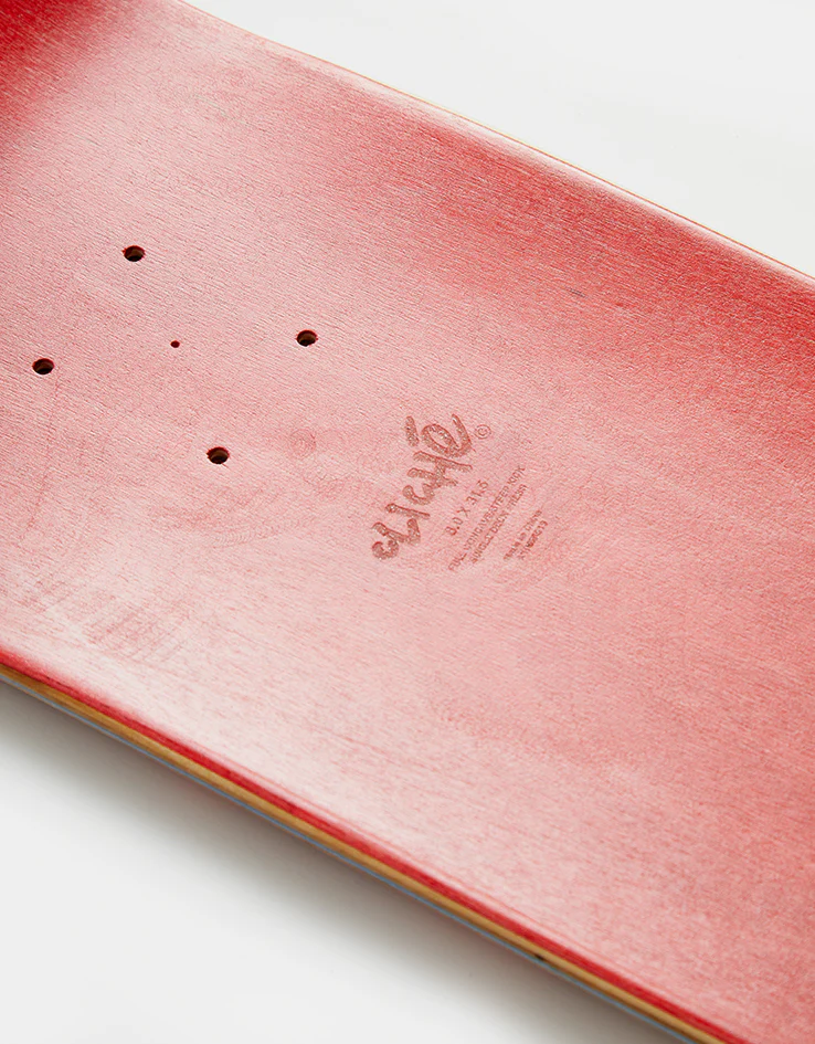 Cliché Banco Red RHM Skateboard Deck - Image 3