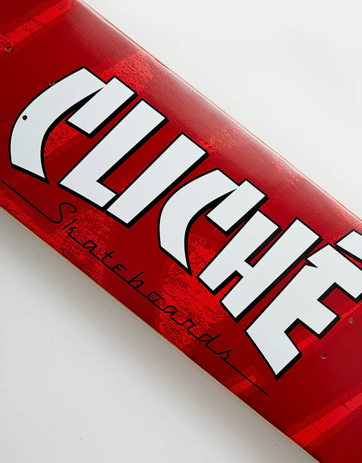 Cliché Banco Red RHM Skateboard Deck - Image 4