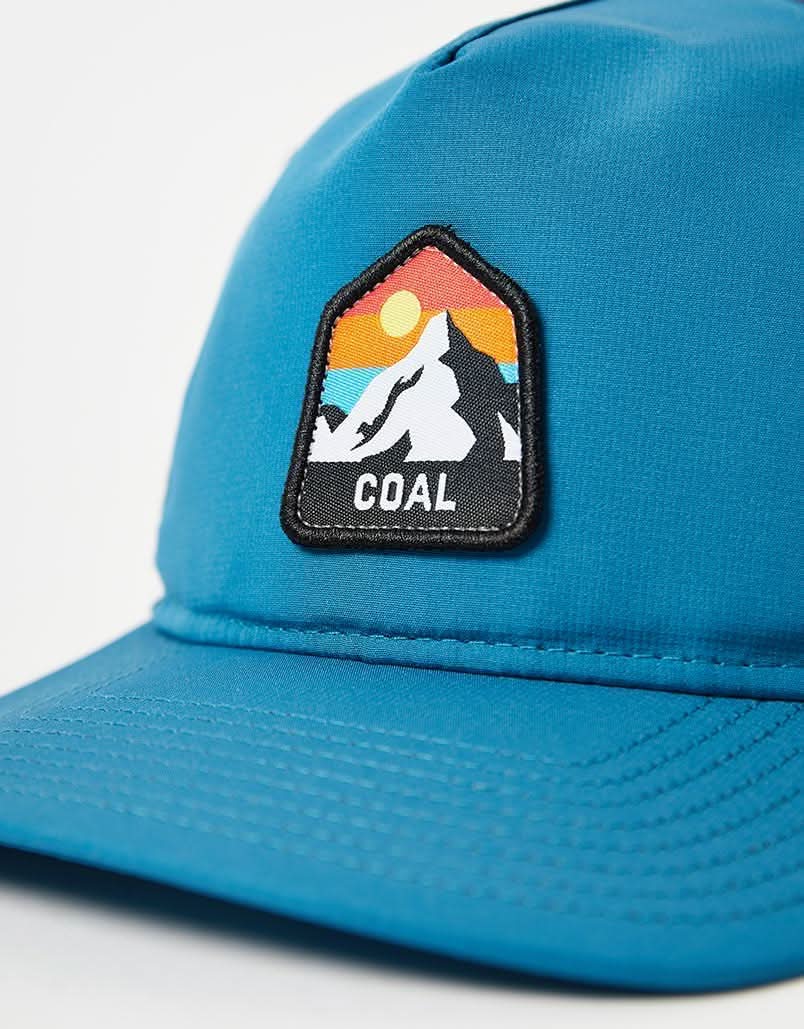 Coal One Peak Snapback Cap - Teal - Image 2
