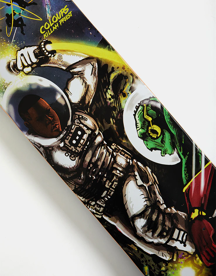 Colours Collectiv x Killah Priest Planet of the Gods Skateboard Deck - - Image 3