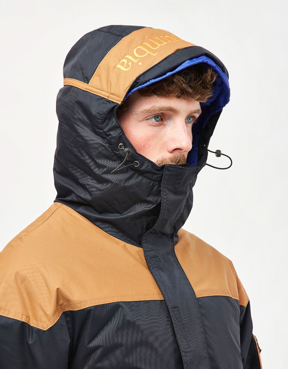 Columbia Challenger™ II Insulated Pullover Jacket - Black/Camel Brown - Image 11