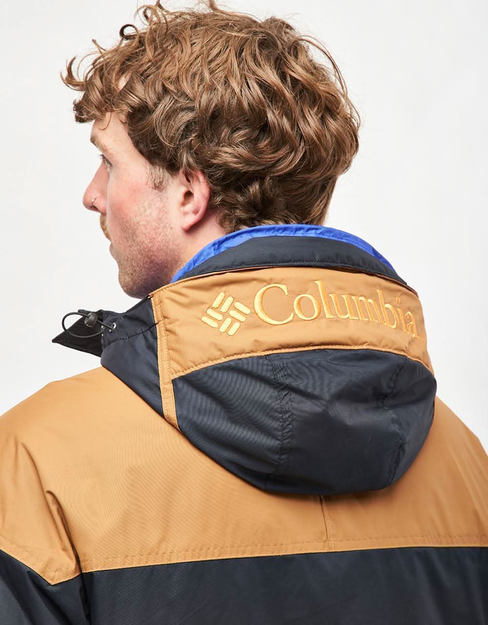 Columbia Challenger™ II Insulated Pullover Jacket - Black/Camel Brown - Image 5