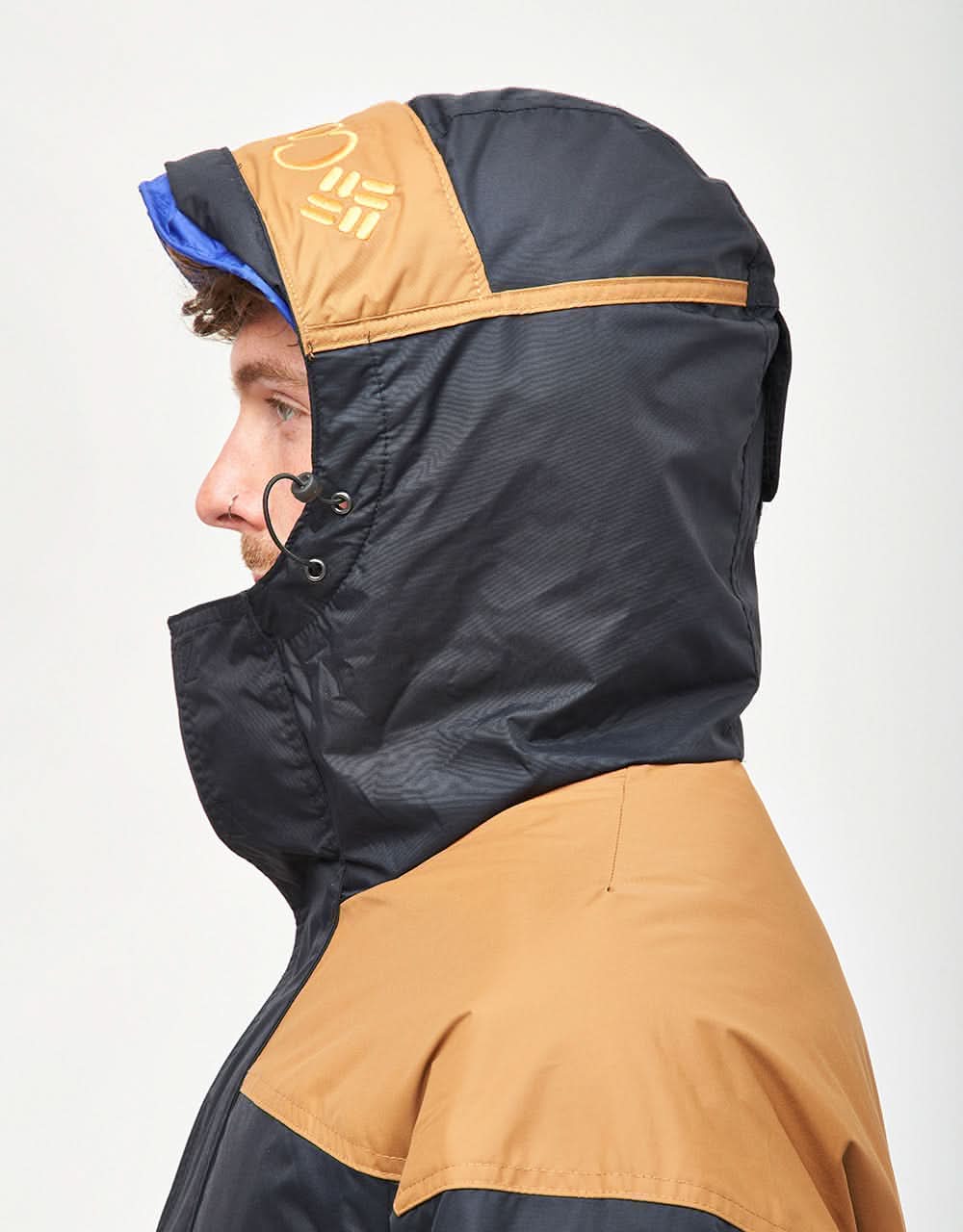 Columbia Challenger™ II Insulated Pullover Jacket - Black/Camel Brown - Image 7