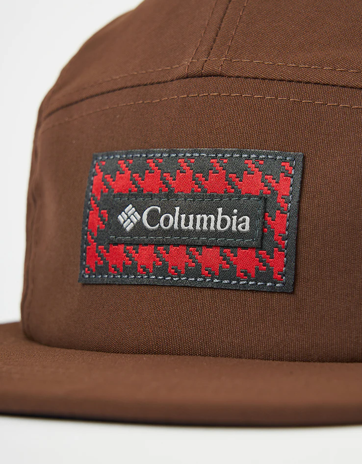 Columbia Creek Side™ 5 Panel Cap - Tobacco/Houndstooth Patch - Image 2