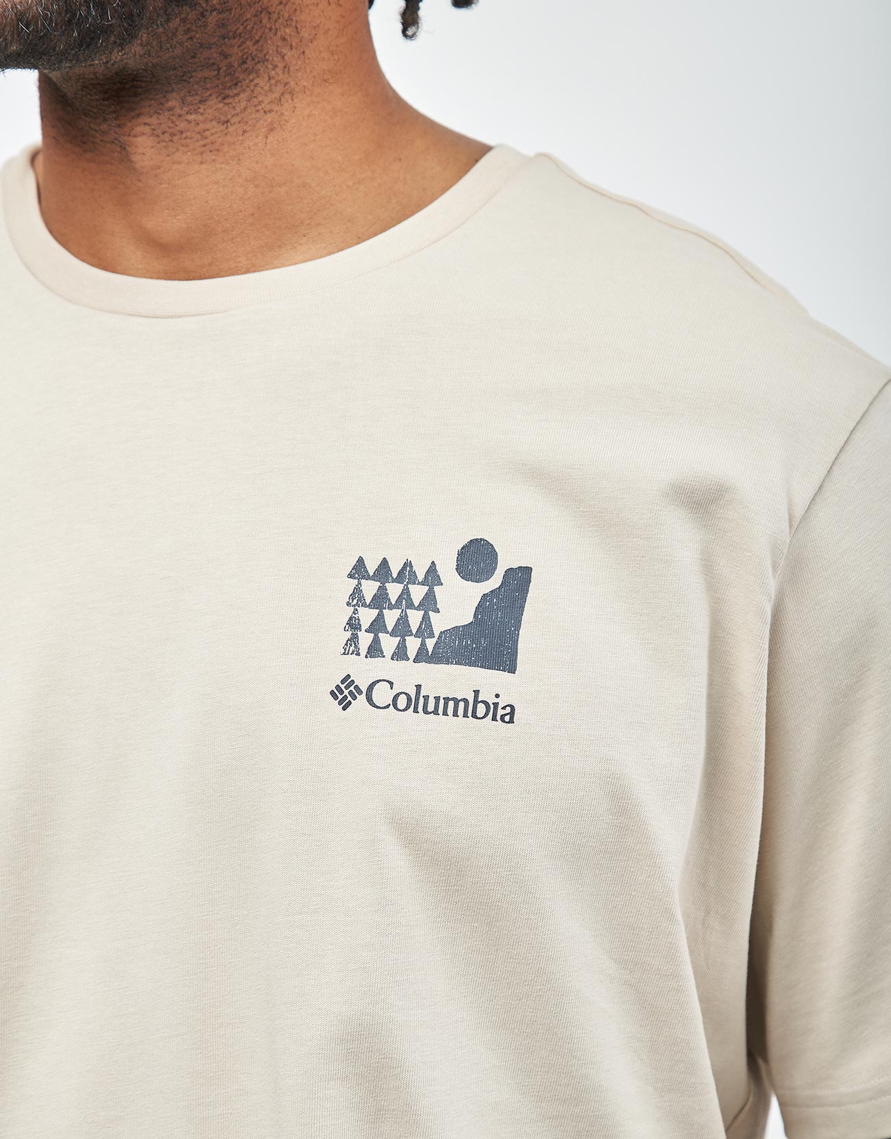 Columbia Explorers Canyon™ Back T-Shirt - Dark Stone/Explore Outdoors - Image 4
