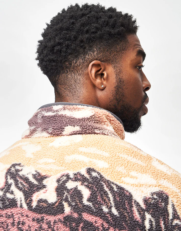 Columbia Helvetia™ II Printed Half Snap Fleece - Camel Brown Sisters - Image 4