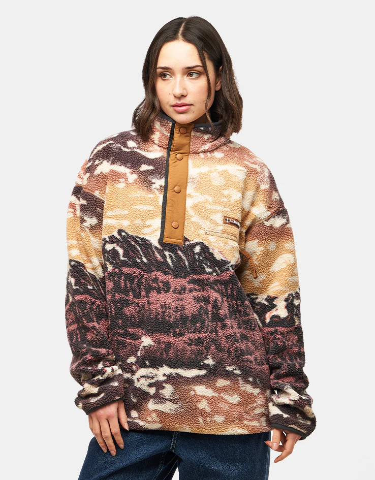 Columbia Helvetia™ II Printed Half Snap Fleece - Camel Brown Sisters - Image 7