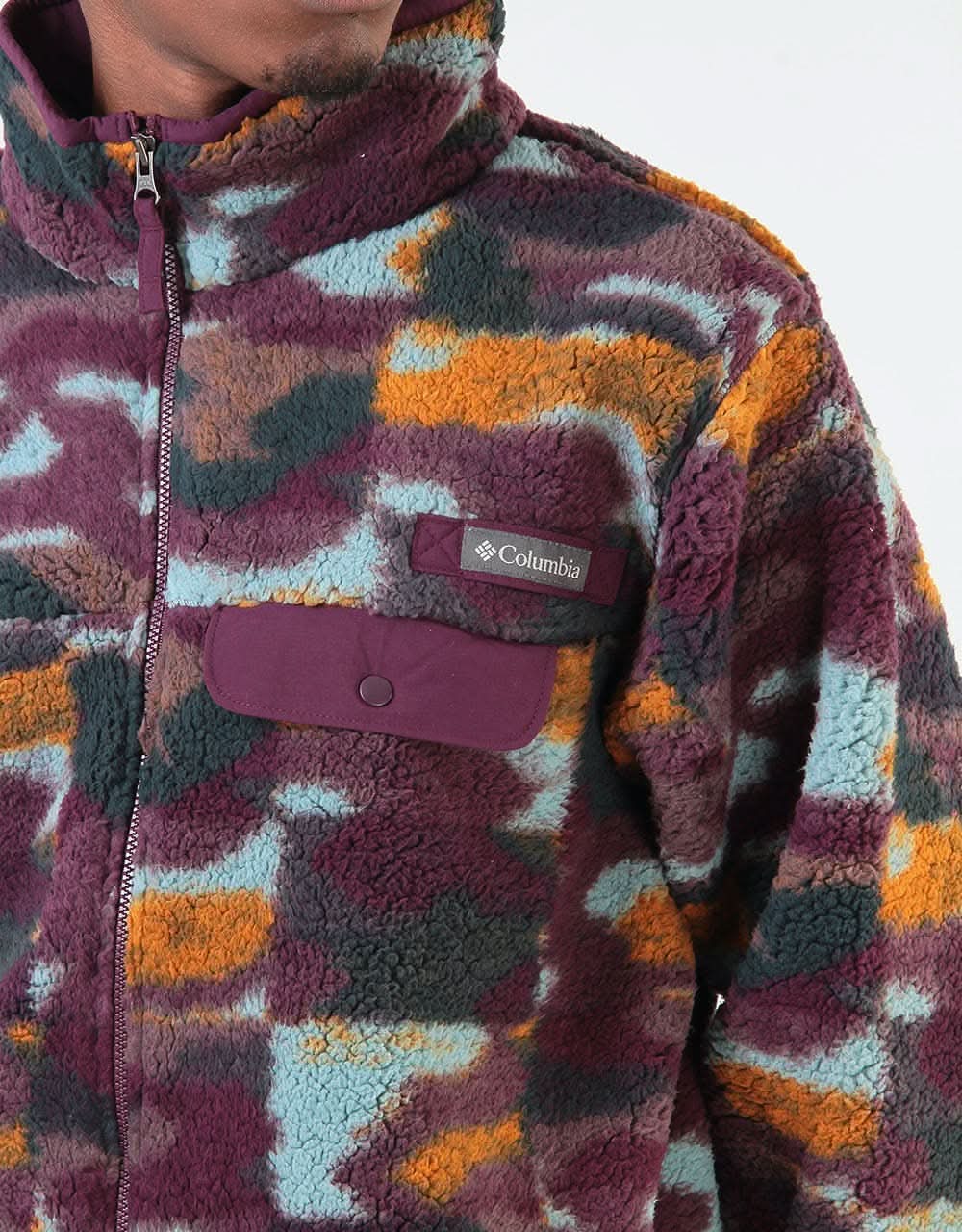 Columbia Mountain Side™ Heavyweight FZ Fleece - Black Cherry Camo - Image 3