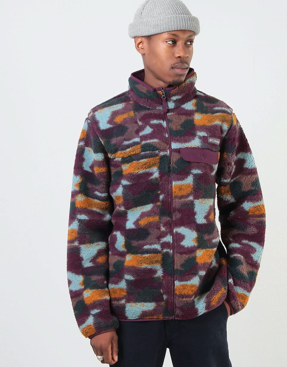 Columbia Mountain Side™ Heavyweight FZ Fleece - Black Cherry Camo - Image 6