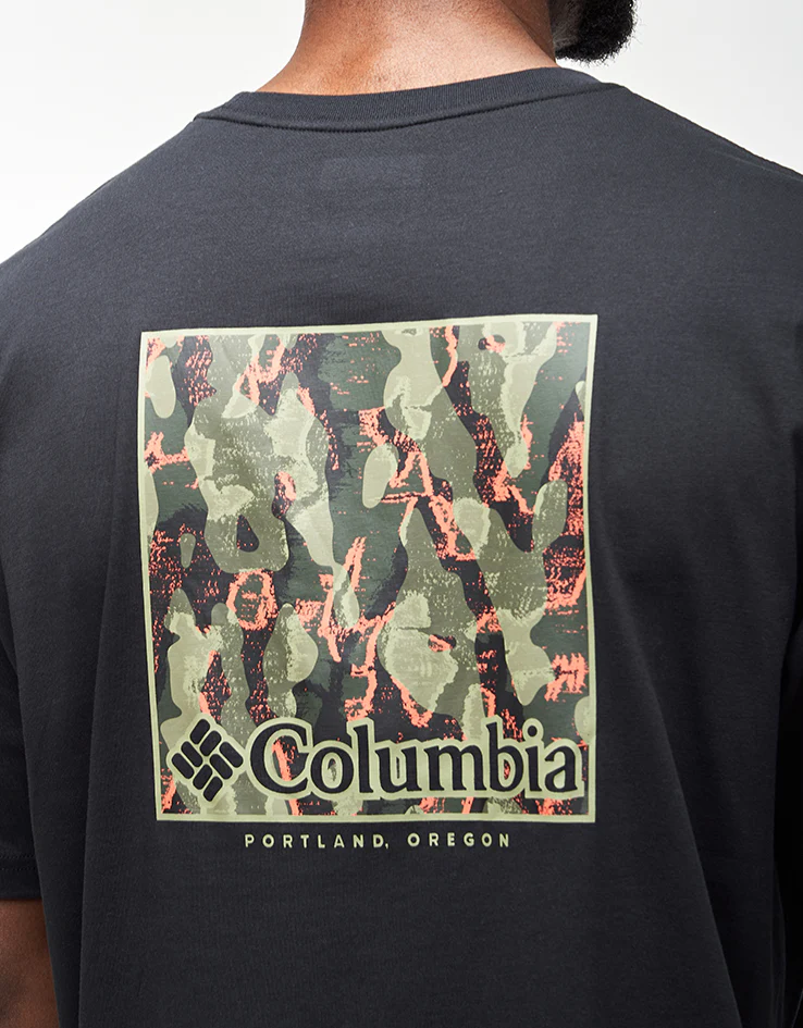 Columbia North Cascades™ Short Sleeve T-Shirt - Black/Framed Treebark - Image 3