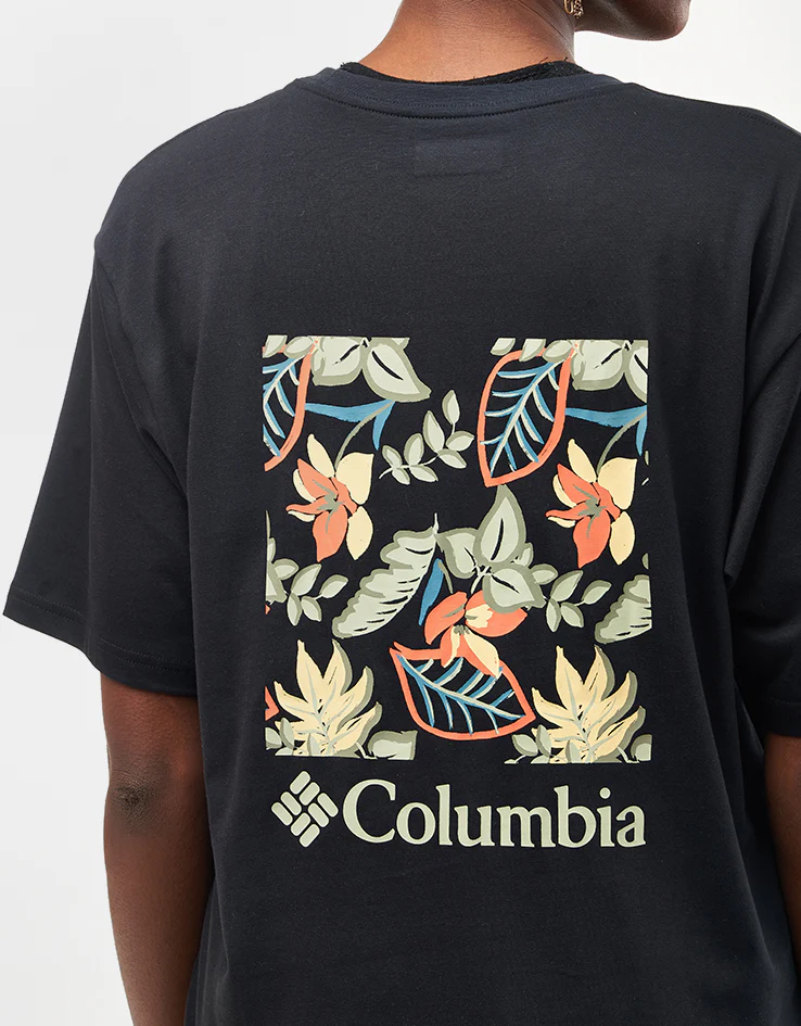 Columbia North Cascades™ T-Shirt - Black/Pastelled Framed - Image 7