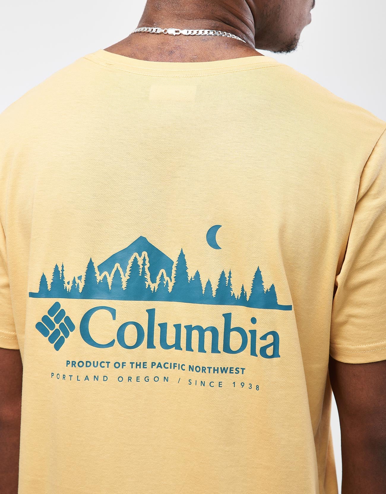 Columbia Rapid Ridge™ Back Graphic II T-Shirt - Sand Dune/Heavenly Horizons - Image 3